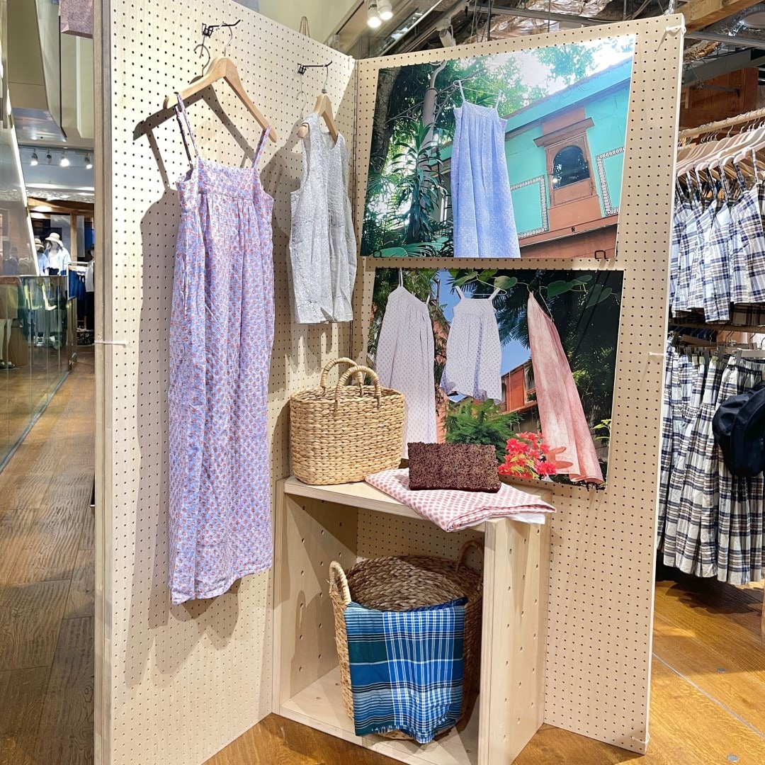 銀座】インドの手仕事 ブロックプリント｜2F 婦人ウェア ｜ 無印良品